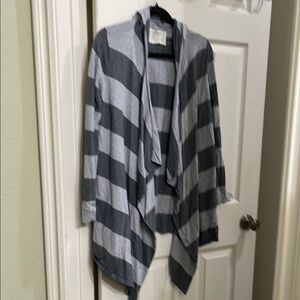 Striped Gray Women's Sweater